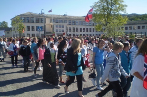 17. mai 2009. Foto: Orkanger Vel