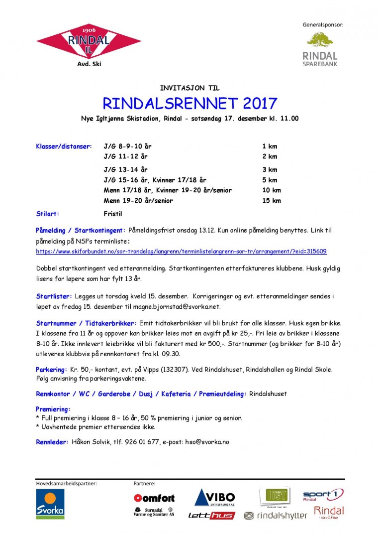 Invitasjon Rindalsrennet 2017 page 001